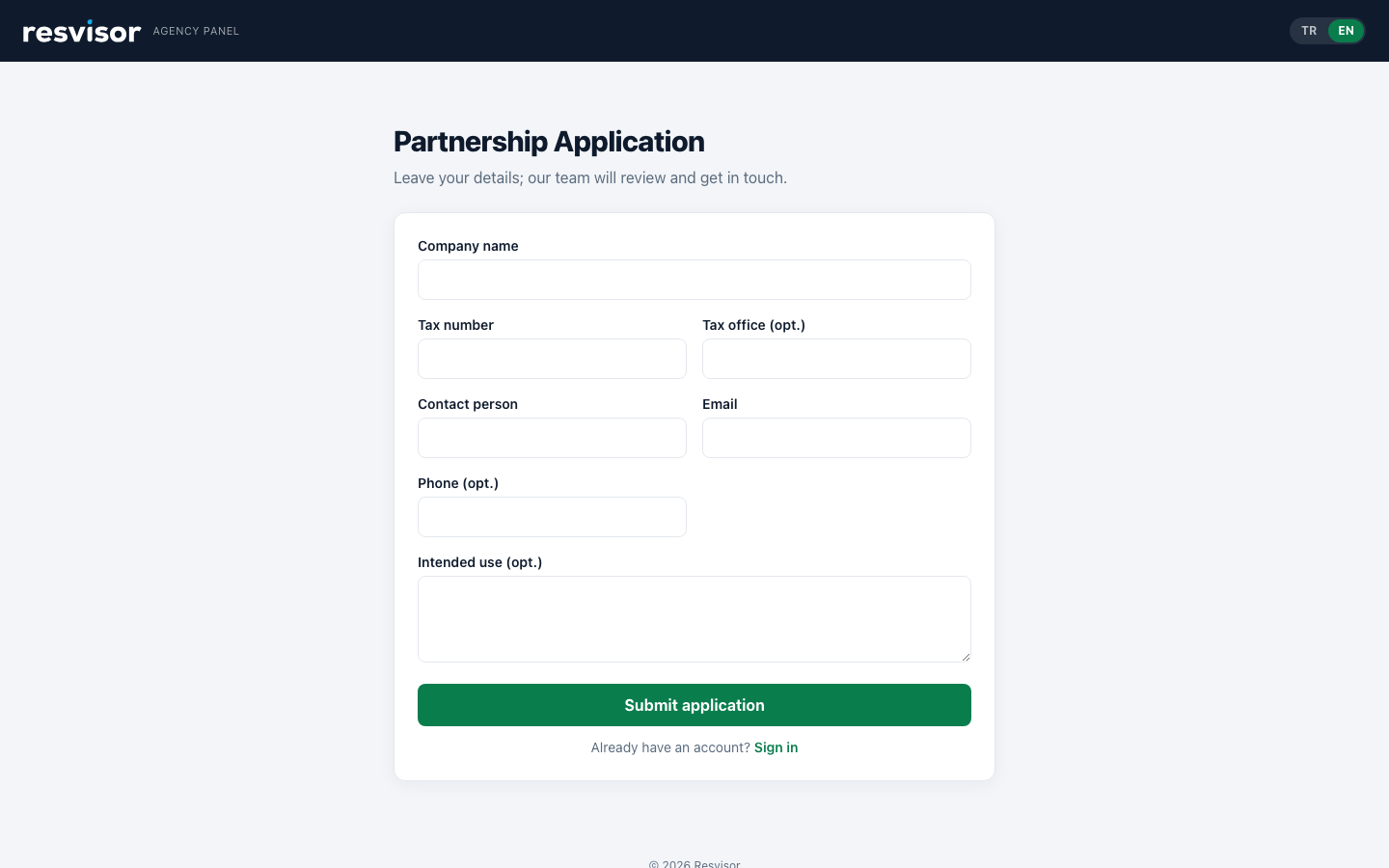 Application