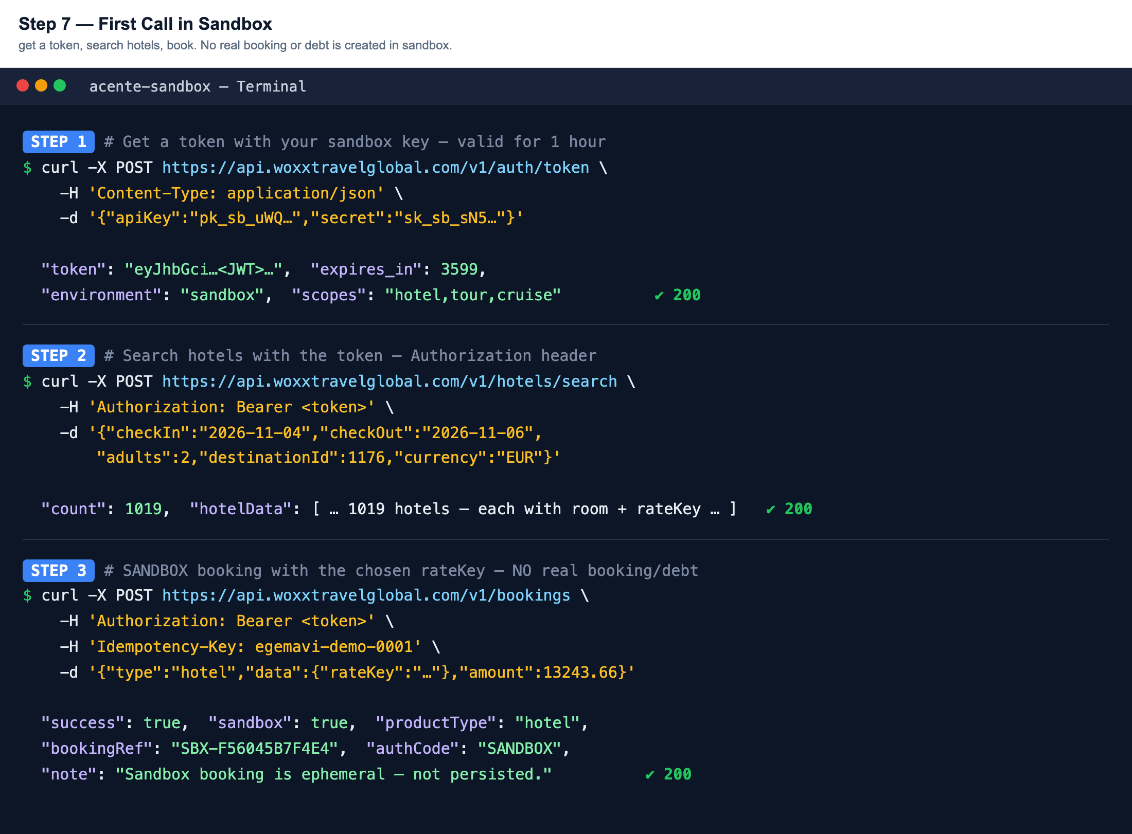 API flow