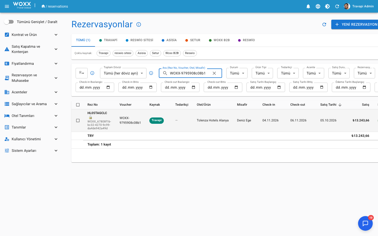 TRMS rezervasyonlar